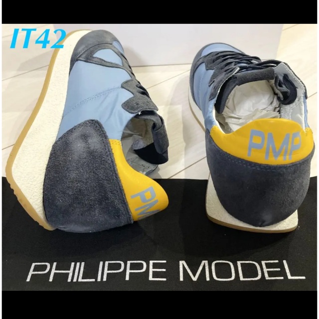 PHILIPPE MODEL(フィリップモデル)の【新品】PHILIPPEMODEL  モナコヴィンテージ 42 イタリア製 メンズの靴/シューズ(スニーカー)の商品写真