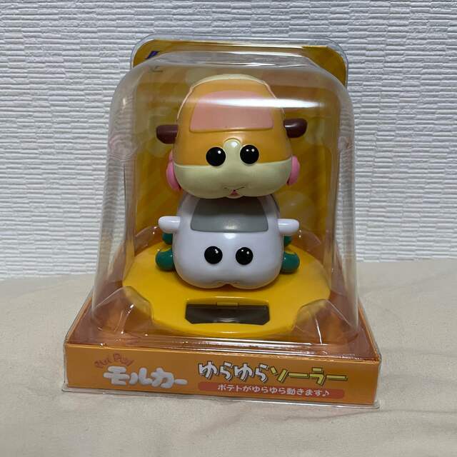 PUIPUIモルカー ゆらゆらソーラー ポテト シロモ エンタメ/ホビーのおもちゃ/ぬいぐるみ(キャラクターグッズ)の商品写真