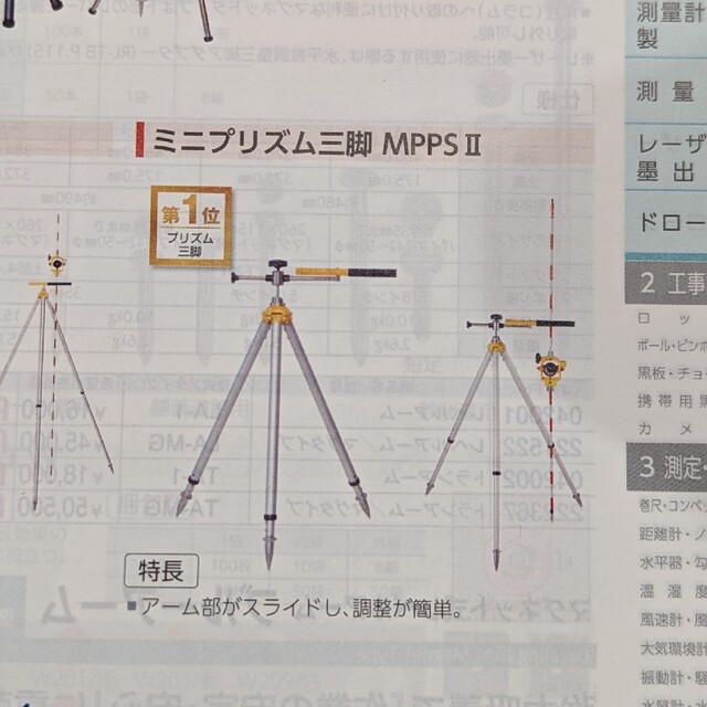 マイゾックス mppsⅡ ミニ プリズム 三脚 測量 www.krzysztofbialy.com