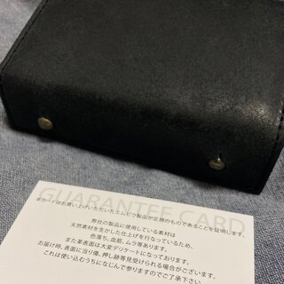 millefoglie Ⅱ ミッレフォッリエ2 P25 プエブロ ブラック(折り財布)