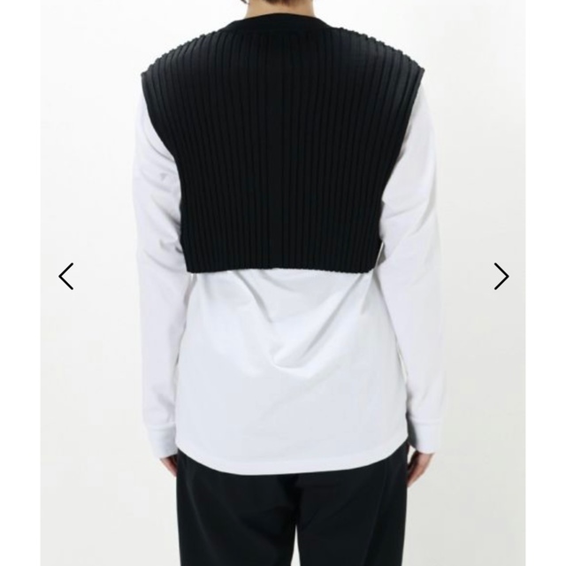 HYKE(ハイク)の【新品】HYKE ハイク WIDE RIBBED CROPPED VEST レディースのトップス(ベスト/ジレ)の商品写真