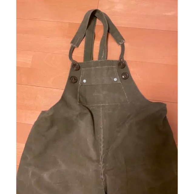 ミリタリー 軍用鞄 リメイク オーバーオール サロペット vintage