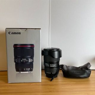 キヤノン(Canon)の【美品】canon レンズ 超広角 EF16-35mm F4L IS USM(レンズ(ズーム))