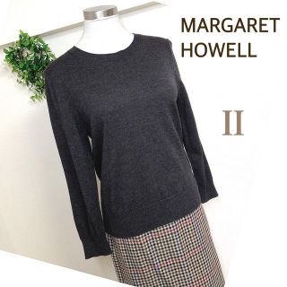 マーガレットハウエル(MARGARET HOWELL)のマーガレットハウエルのブラウン色ニット（サイズ2）(ニット/セーター)