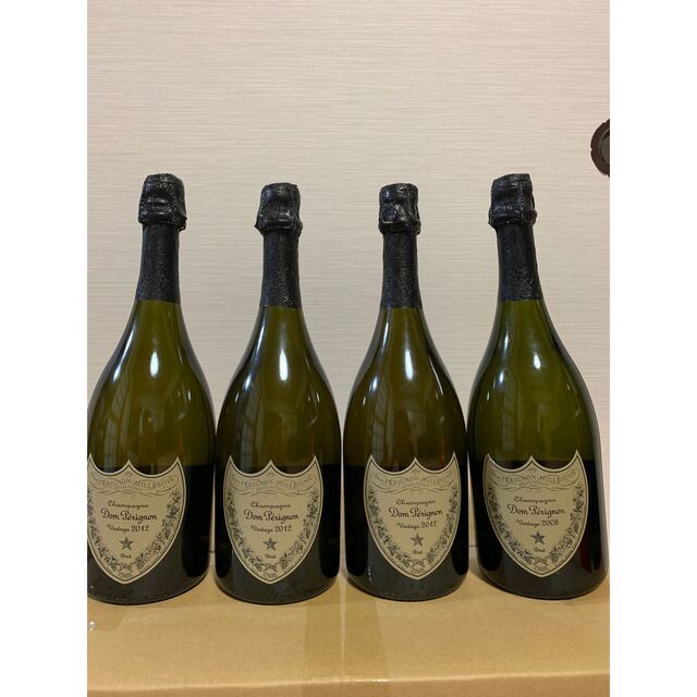 中古】 Dom ドンペリ4本 - Pérignon シャンパン/スパークリングワイン