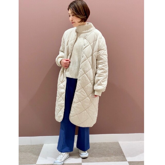 美品♡ITEMS URBAN RESEARCH　中綿キルティングコート　ベージュ