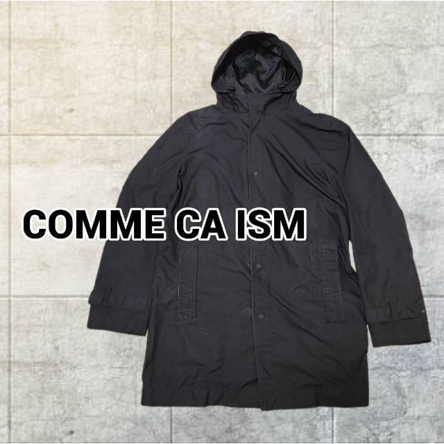 COMME SA ISM コムサイズム L モッズコートジャケット　ブラック黒