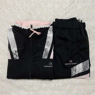 keisuke kanda - kanda keisuke レース縫いのジャージ ズボン セット