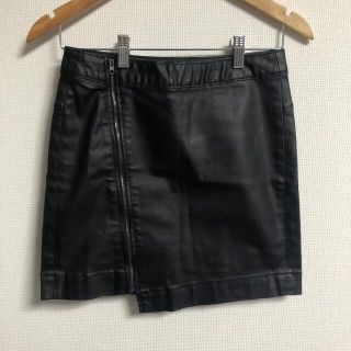 ゲス(GUESS)のguess レザー風　スカート　ミニ　ゲス　26(ミニスカート)