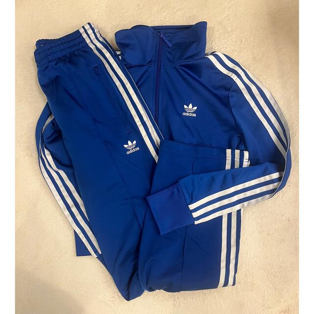 adidas ブルー　上下セット