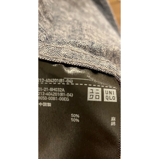 UNIQLO(ユニクロ)のユニクロ　リネンブランドコート　麻　ロングコート レディースのジャケット/アウター(ロングコート)の商品写真