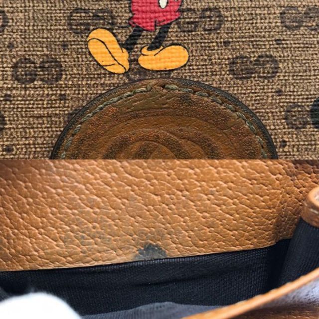 GUCCI グッチ ディズニーコラボ ミッキー 二つ折り財布 - 8