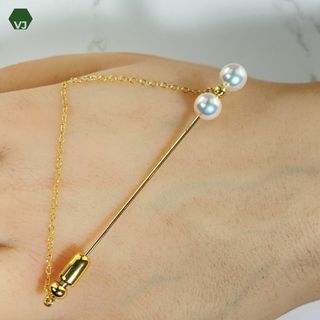 ミキモト(MIKIMOTO)の【17-7】【MIKIMOTO】 パール ピンブローチ(ブローチ/コサージュ)