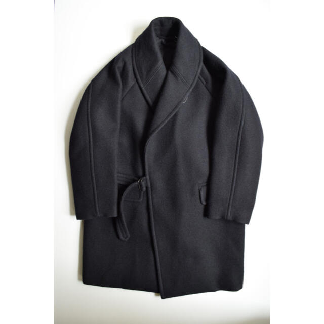 COMOLI(コモリ)のCOMOLI 19AW ウール ショールカラーコート サイズ2 メンズのジャケット/アウター(その他)の商品写真