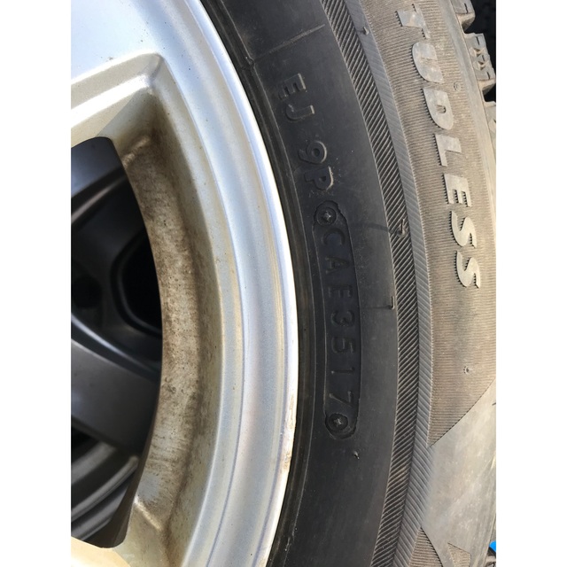 BIRDGESTONE 175/65R14 17年製　ホイール付スタッドレス