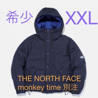 ザノースフェイス(THE NORTH FACE)のXXLサイズ　THE NORTH FACE × monkey time ネイビー(ダウンジャケット)