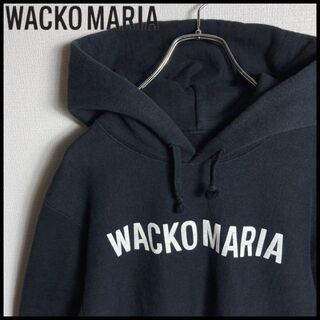 【新品未使用】WACKO MARIA マリアプリントフーディ パーカー ブラック パーカー 即納