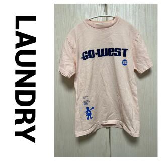 ランドリー(LAUNDRY)のLAUNDRY ランドリー Tシャツ 半袖 ランドリーマン 関西限定 ピンク S(Tシャツ(半袖/袖なし))