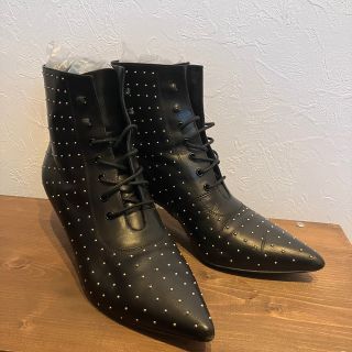 サンローラン(Saint Laurent)の希少◇Saint Laurent◇スタッズブーツ　ブーティ　アンクルブーツ(ブーティ)