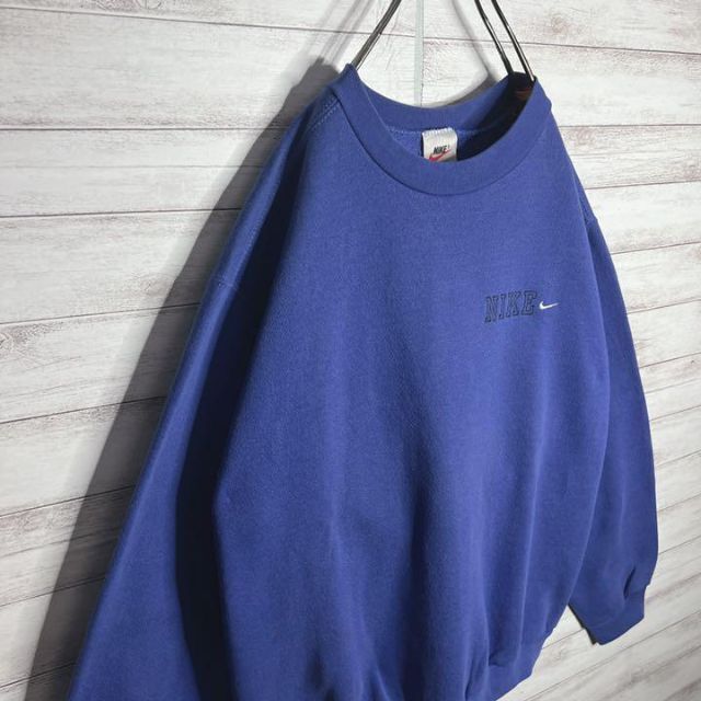USA製!!】ナイキ ✈︎刺繍ロゴ 白タグ ゆるだぼ トレーナーVINTAGE-