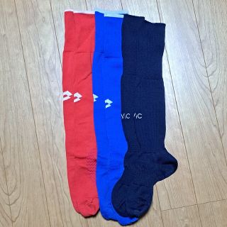 ロット(lotto)のフットボールソックス 22-24cm 3足セット(ウェア)