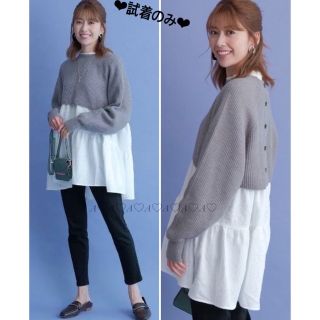 アプワイザーリッシェ ノースリーブ花柄ワンピース M バックレース