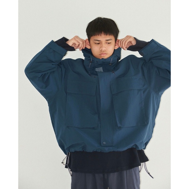 S.F.C / Nylon Hoodie Jacket / Blue XLジャケット/アウター