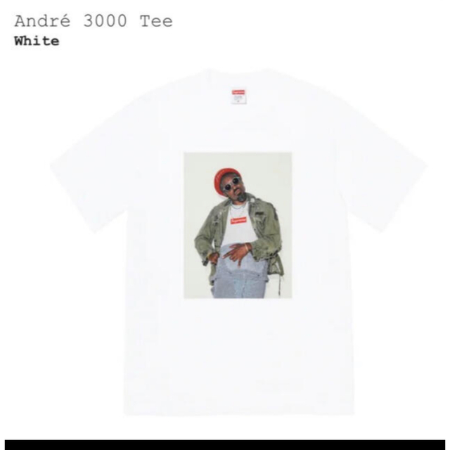 Supreme Andre 3000 Tee 白L - Tシャツ/カットソー(半袖/袖なし)