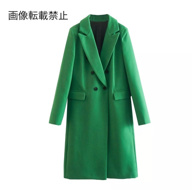 11月新作9686◆green グリーン チェスターコート ロングコート