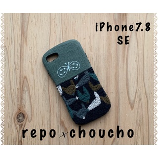 ミナペルホネン(mina perhonen)の【308】repo×choucho ♡ミナペルホネン♡ iPhone7.8SE(iPhoneケース)