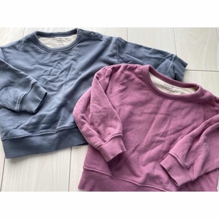 フタフタ(futafuta)の紫トレーナー(Tシャツ/カットソー)