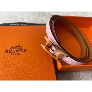 エルメス(Hermes)のエルメス　ブレスレット　ビーアピ　ドゥブルトゥール  ローズサクラ　(ブレスレット/バングル)