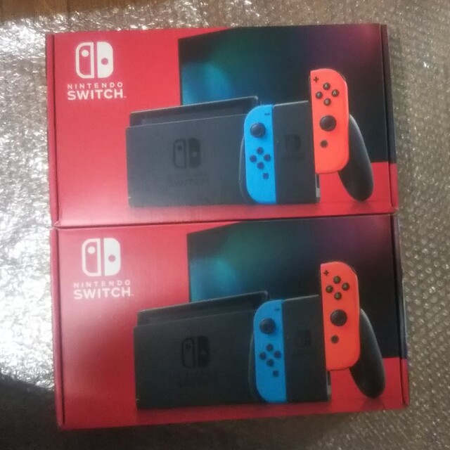 新品、未使用 任天堂Switchネオン×2台