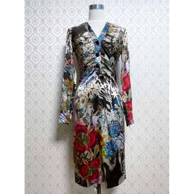 最も完璧な ETRO - 新品 ETRO エトロ 花柄ワンピース ひざ丈ワンピース