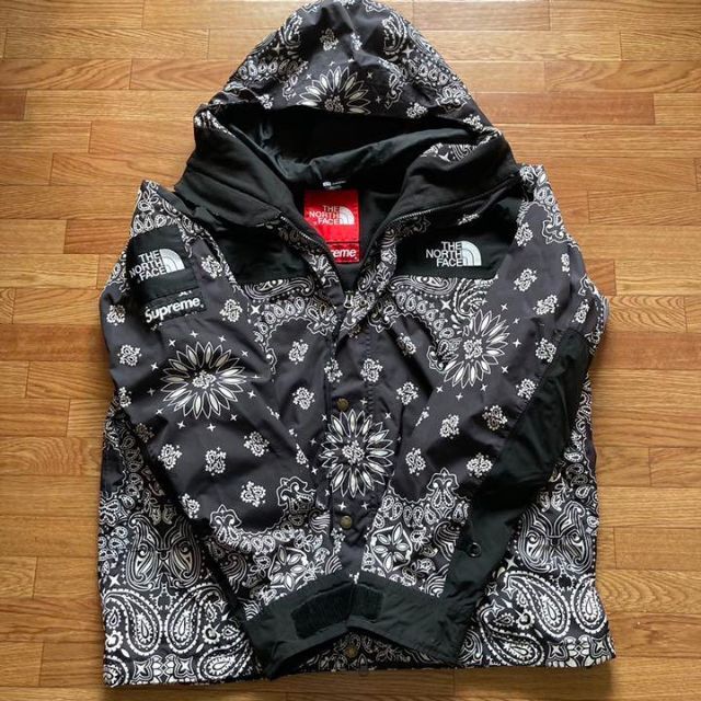 supreme north face 14aw バンダナ柄 xl 【50%OFF!】
