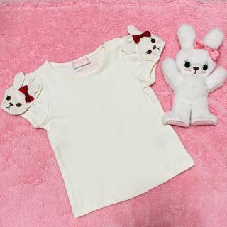 シャーリーテンプル(Shirley Temple)のうさぎ　パフスリーブ　Tシャツ(Ｔシャツ)