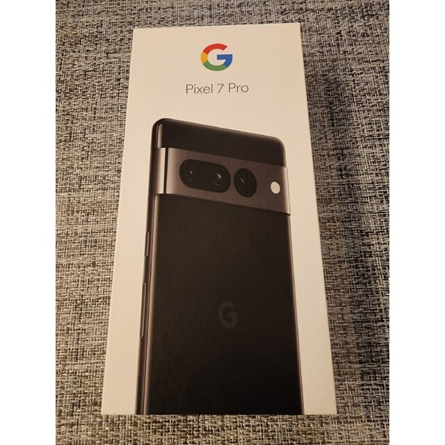 新品未使用 Google Pixel7 Pro 128GB  Obsidian