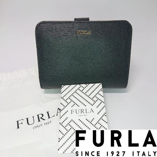 Furla(フルラ)の【新品未使用】フルラ 二つ折り財布BABYLONバビロン NERO レディースのファッション小物(財布)の商品写真