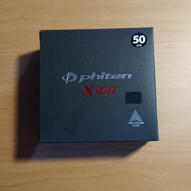 ファイテンアクアチタンネックX100(チョッパーモデル)ブラック50cm メンズのアクセサリー(ネックレス)の商品写真