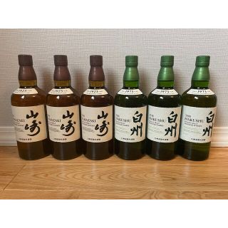 サントリー 山崎 700ml 3本 白州 700ml 3本 合計6本