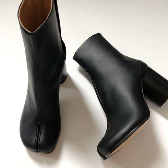 マルジェラ black vintage 足袋ブーツ tabi 36 22AW-