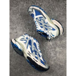 Balenciaga - BALENCIAGA Runner Sneaker White Blue 42