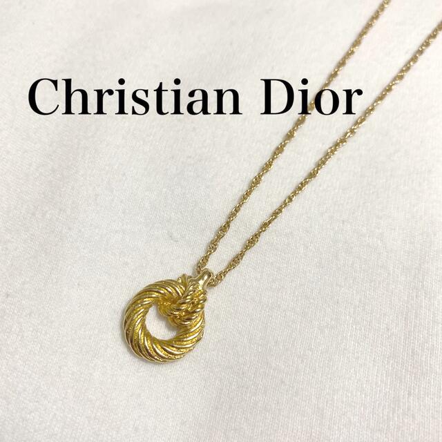 dior vintage カービングネックレス