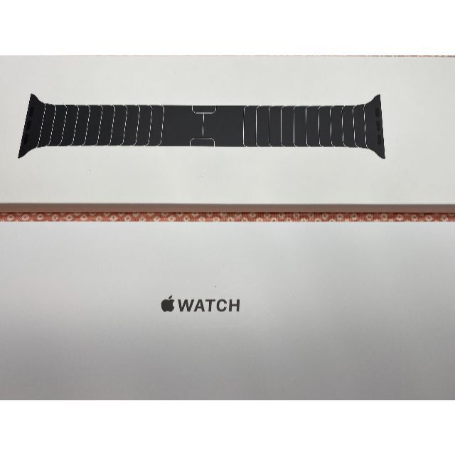 Apple 純正 42mmケース用スペースブラックリンクブレスレット時計