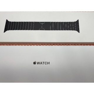 Apple 純正42mmケース用 スペースブラックリンクブレスレット