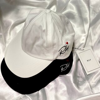 RILY 6Panel Logo Cap 白 キャップ 帽子 今市隆二 着用