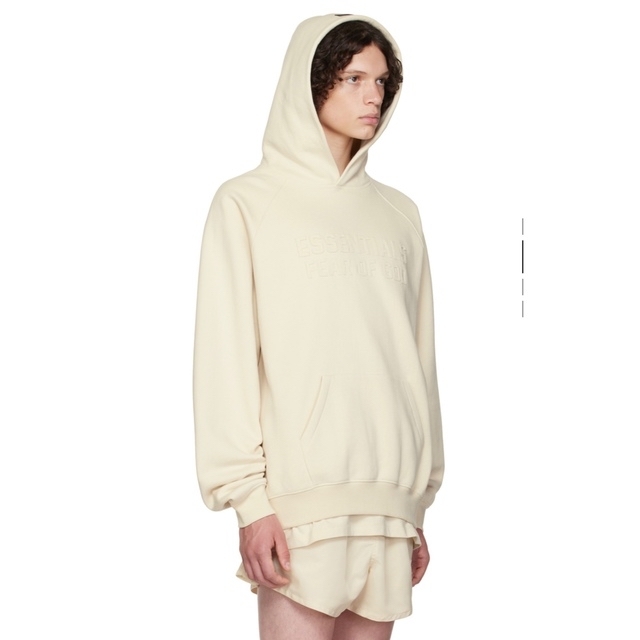 ESSENTIALS  ESSENTIAL HOODIE / EGG SHELL 3