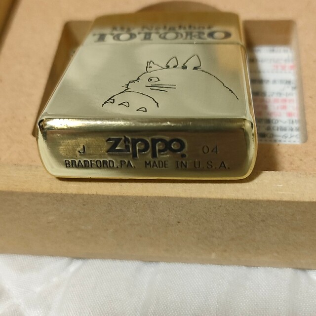 祝パークオープン】zippo となりのトトロ トトロ シリアルナンバー木