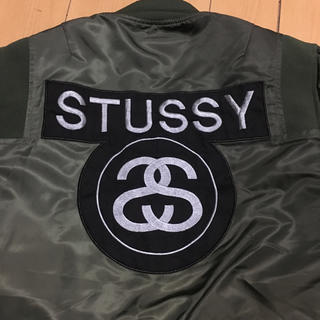 ステューシー(STUSSY)のstussy MA-1ジャケット(ミリタリージャケット)