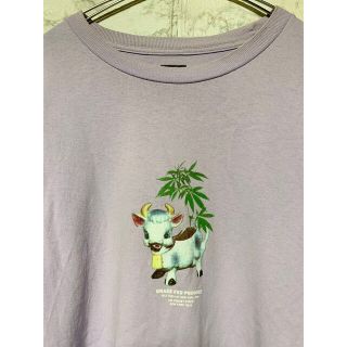 ハフ(HUF)のHUF ハフ　ロンT パープル系　Lサイズ(Tシャツ/カットソー(七分/長袖))